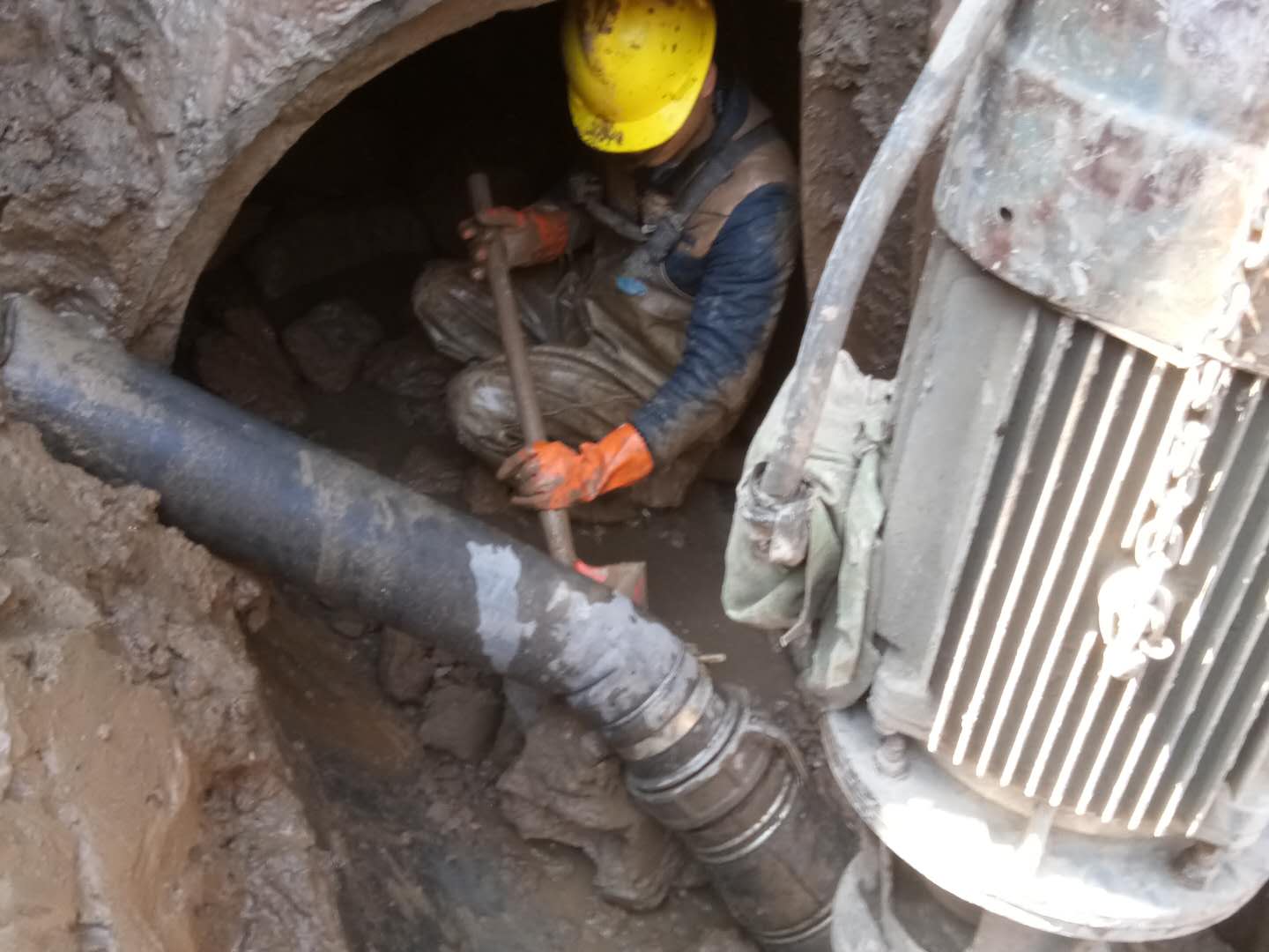 克什克腾管道清淤